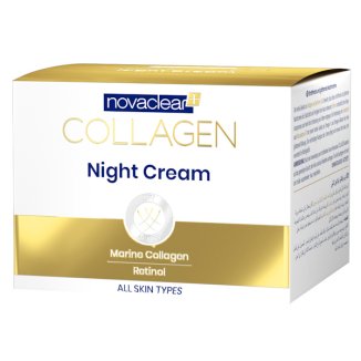 Novaclear Collagen, ujędrniająco-wygładzający krem na noc, 50 ml - zdjęcie produktu