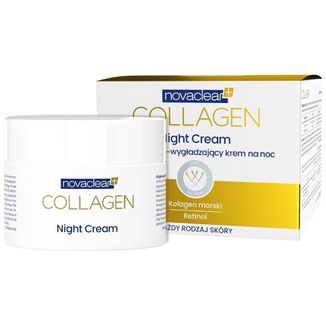 Novaclear Collagen, ujędrniająco-wygładzający krem na noc, 50 ml - zdjęcie produktu