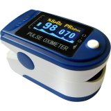 Contec CMS50D, pulsoksymetr napalcowy, niebieski - miniaturka zdjęcia produktu