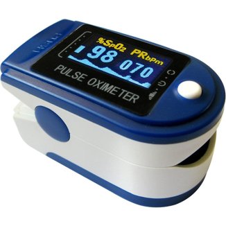 Contec CMS50D, pulsoksymetr napalcowy, niebieski - zdjęcie produktu