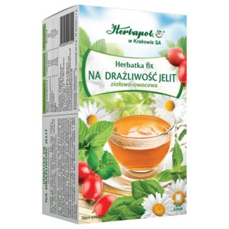 Herbapol Herbatka Fix na drażliwość jelit, ziołowo-owocowa, 20 saszetek - zdjęcie produktu