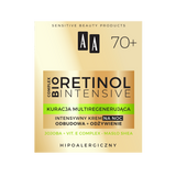 AA Retinol Intensive 70+, intensywny krem na noc, odbudowa + odżywienie, 50 ml - miniaturka zdjęcia produktu