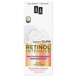 AA Retinol Intensive, multiwygładzający krem pod oczy, lifting + sprężystość, 15 ml - 4 AA Retinol Intensive, multiwygładzający krem pod oczy, lifting + sprężystość, 15 ml - 4 - zdjęcie produktu