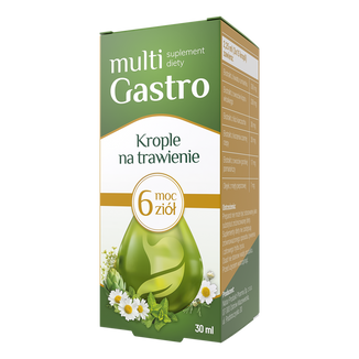 Multigastro, krople na trawienie, 30 ml USZKODZONE OPAKOWANIE - zdjęcie produktu