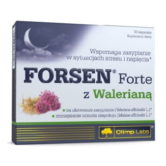 Olimp Forsen Forte z Walerianą, 30 kapsułek - zdjęcie produktu