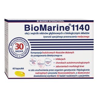 BioMarine 1140, 60 kapsułek USZKODZONE OPAKOWANIE - zdjęcie produktu