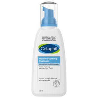 Cetaphil, lekka pianka do mycia twarzy, skóra normalna, sucha i mieszana, 236 ml USZKODZONE OPAKOWANIE - zdjęcie produktu