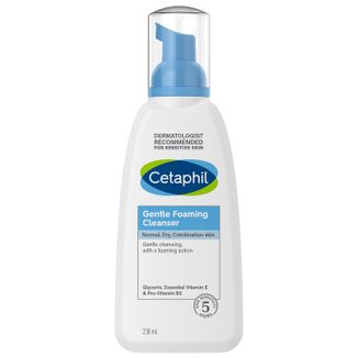 Cetaphil, lekka pianka do mycia twarzy, skóra normalna, sucha i mieszana, 236 ml - zdjęcie produktu