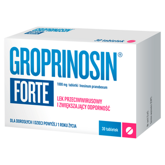 Groprinosin Forte 1000 mg, 30 tabletek - zdjęcie produktu