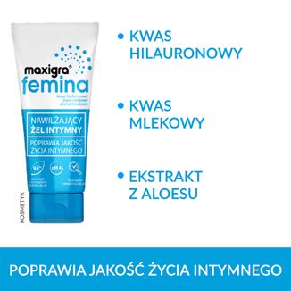 Maxigra femina, nawilżający żel intymny, 75 ml - 2 Maxigra femina, nawilżający żel intymny, 75 ml - 2 - zdjęcie produktu