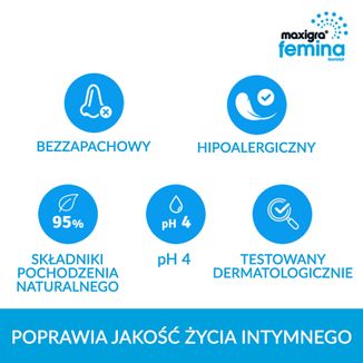Maxigra femina, nawilżający żel intymny, 75 ml - 5 Maxigra femina, nawilżający żel intymny, 75 ml - 5 - zdjęcie produktu