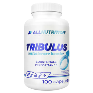 Allnutrition Tribulus Testosterone Booster, buzdyganek, 100 kapsułek - zdjęcie produktu