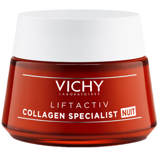 Vichy Liftactiv Collagen Specialist, krem przeciwstarzeniowy na noc, 50 ml - zdjęcie produktu