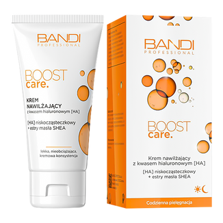 Bandi Boost Care, krem nawilżający z kwasem hialuronowym, 50 ml USZKODZONE OPAKOWANIE - zdjęcie produktu