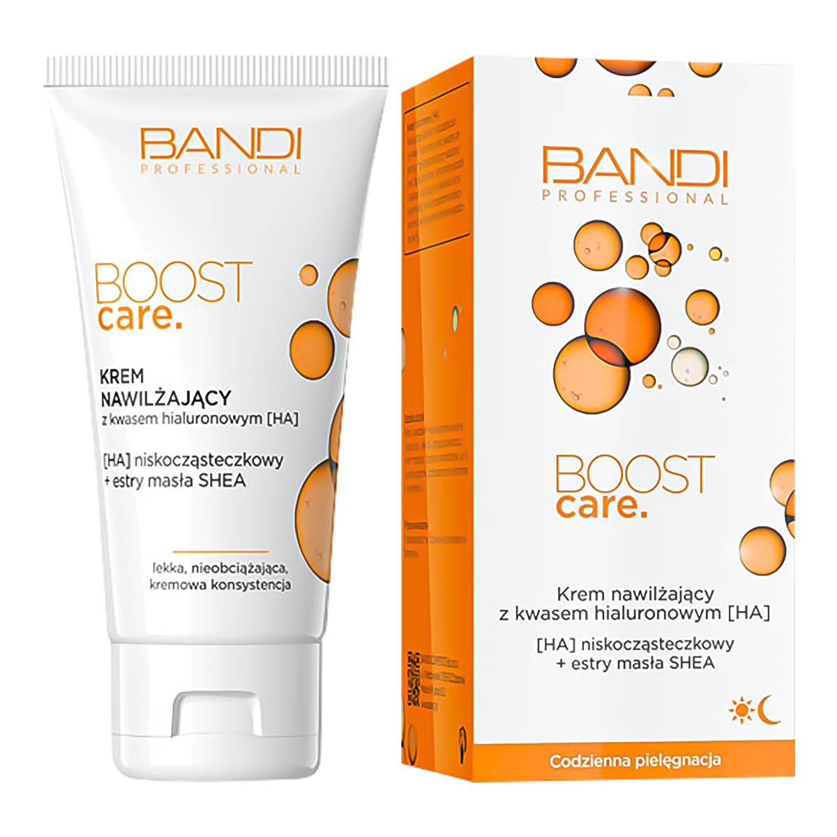 Nieznana Bandi Boost Care, krem nawilżający z kwasem hialuronowym, 50 ml