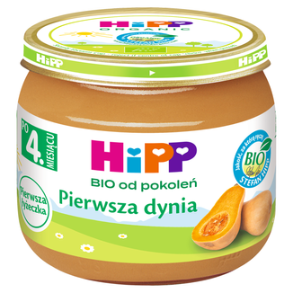 HiPP Pierwsze Warzywo Bio Pierwsza dynia, po 4 miesiącu, 80 g - zdjęcie produktu