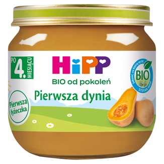 HiPP Pierwsze Warzywo Bio Pierwsza dynia, po 4 miesiącu, 80 g - zdjęcie produktu