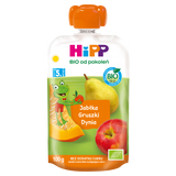 HiPP BIO od pokoleń, jabłka-gruszki-dynia, po 5 miesiącu, 100 g - miniaturka zdjęcia produktu