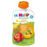 HiPP Owoce & Warzywa Bio, jabłka, gruszki, dynia, po 5 miesiącu, 100 g - miniaturka zdjęcia produktu