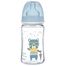 Canpol Babies EasyStart, butelka antykolkowa, szerokootworowa, Bonjour Paris, niebieska, od 3 miesiąca, 240 ml - miniaturka  zdjęcia produktu