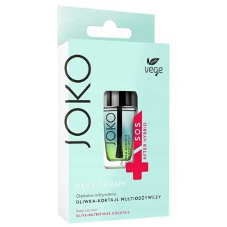 Joko Nails Therapy, odżywka do paznokci, Oliwka-koktajl multiodżywczy, 11 ml - zdjęcie produktu