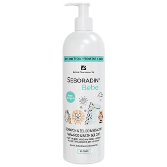Seboradin Bebe, szampon i żel do mycia 2w1, dla dzieci od urodzenia, 500 ml Seboradin Bebe, szampon i żel do mycia 2w1, dla dzieci od urodzenia, 500 ml - zdjęcie produktu