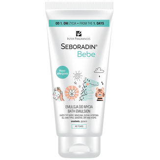 Seboradin Bebe, emulsja do mycia ciała, od 1 dni życia, 200 ml - zdjęcie produktu