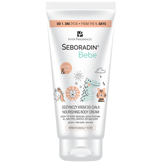 Seboradin Bebe, odżywczy krem do ciała, od 1 dni życia, 200 ml - zdjęcie produktu