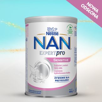 Nestle NAN Expert Pro Sensitive, mleko początkowe dla niemowląt od urodzenia, 400 g - 2 Nestle NAN Expert Pro Sensitive, mleko początkowe dla niemowląt od urodzenia, 400 g - 2 - zdjęcie produktu