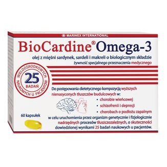 BioCardine Omega-3, 60 kapsułek - zdjęcie produktu