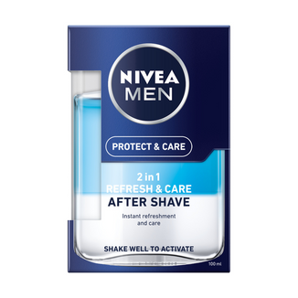 Nivea Men, woda po goleniu 2w1, Protect & Care, 100 ml - zdjęcie produktu