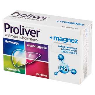 Proliver + Magnez, 30 tabletek USZKODZONE OPAKOWANIE - zdjęcie produktu