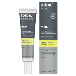 Tołpa Dermo Men Max Efekt, krem-kompres stop podrażnieniom, 40 ml - zdjęcie produktu
