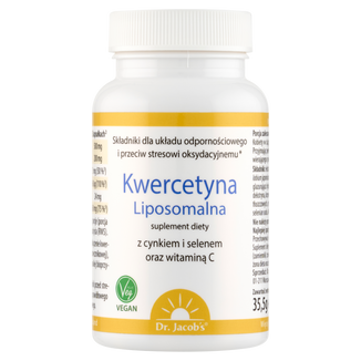 Dr. Jacob's Kwercetyna Liposomalna, 60 kapsułek - zdjęcie produktu