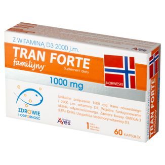 Avec Pharma Tran Familijny Forte, 60 kapsułek - zdjęcie produktu