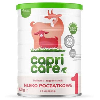 Capricare 1, mleko początkowe na mleku kozim, od urodzenia, 400 g - zdjęcie produktu