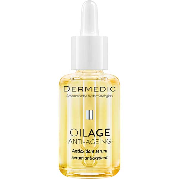 Dermedic Dermedic Oilage, serum antyoksydacyjne, skóra wrażliwa z oznakami starzenia się, 30 ml