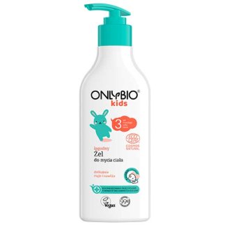OnlyBio Kids, łagodny żel do mycia ciała dla dzieci od 3 lat, 300 ml - zdjęcie produktu