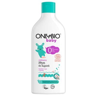 OnlyBio Baby, delikatny płyn do kąpieli dla dzieci od 1 dnia życia, 500 ml - zdjęcie produktu