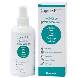 GranuSept, roztwór do przemywania ran, 250 ml USZKODZONE OPAKOWANIE - zdjęcie produktu