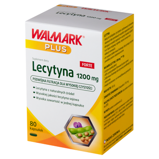 Walmark Plus Lecytyna 1200 mg Forte, 80 kapsułek - zdjęcie produktu