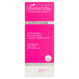 Bielenda Professional SupremeLAB Sensitive Skin, 5% regulujący krem do twarzy z kwasem azelainowym, 50 ml - zdjęcie produktu
