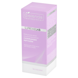 Bielenda Professional SupremeLAB Pro Age Expert, ekskluzywne serum przeciwzmarszczkowe do twarzy, z kompleksem peptydów, 30 g - zdjęcie produktu