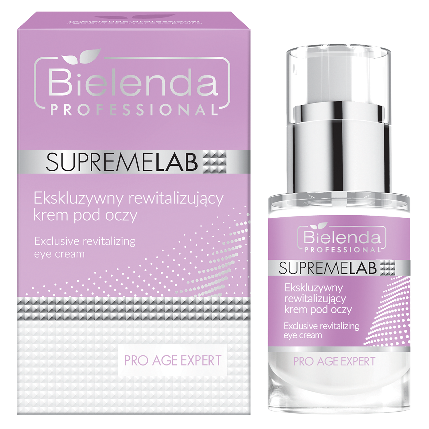 Nieznana Bielenda Professional SupremeLAB Pro Age Expert, ekskluzywny rewitalizujący krem pod oczy, 15 ml