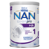 Nestle NAN Expertpro HA 1, hypoalergiczne mleko początkowe dla niemowląt od urodzenia, 400 g - miniaturka zdjęcia produktu