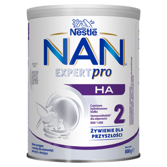 Nestle NAN Expertpro HA 2, mleko następne dla niemowląt po 6 miesiącu, 800 g KRÓTKA DATA - zdjęcie produktu