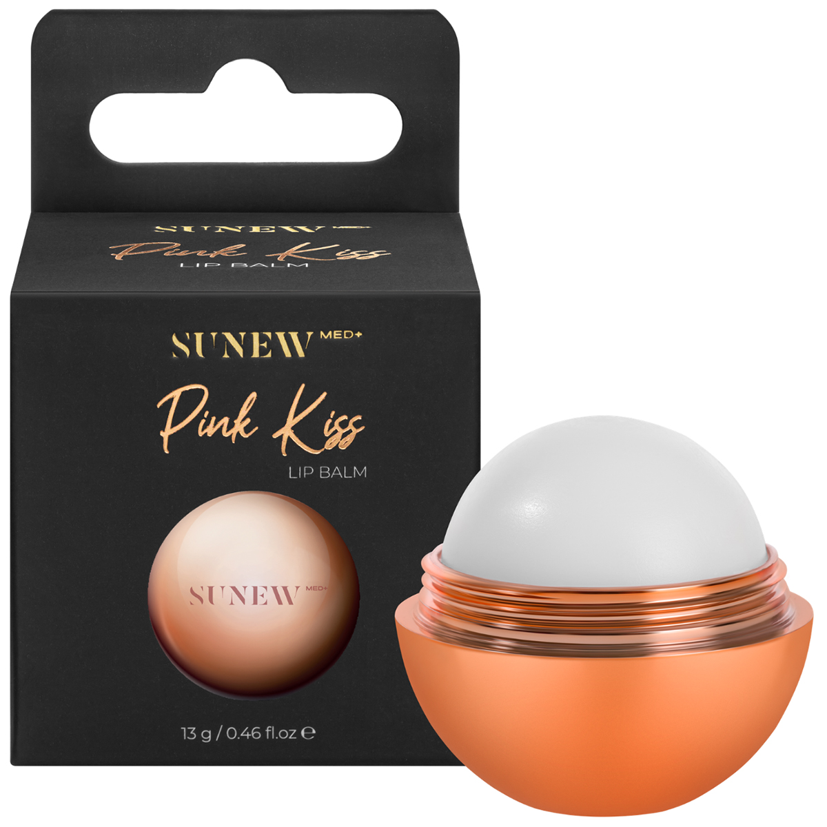 Nieznana SunewMed+ Pink Kiss, nawilżający balsam do ust, 13 g