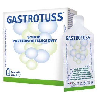 Gastrotuss, syrop przeciwrefluksowy, 20 ml x 20 saszetek - zdjęcie produktu