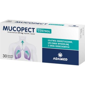 Mucopect Control 375 mg, 30 kapsułek - zdjęcie produktu