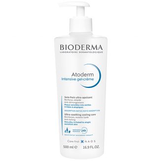 Bioderma Atoderm Intensive Gel-Creme, przeciwświądowy żel-krem do skóry suchej i atopowej, 500 ml USZKODZONE OPAKOWANIE - zdjęcie produktu